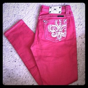 MissMe pink skinny jeans